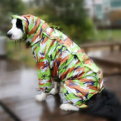 Dog Raincoat-Waterproof Jumpsuit